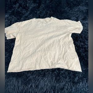 Solid oversized shirt